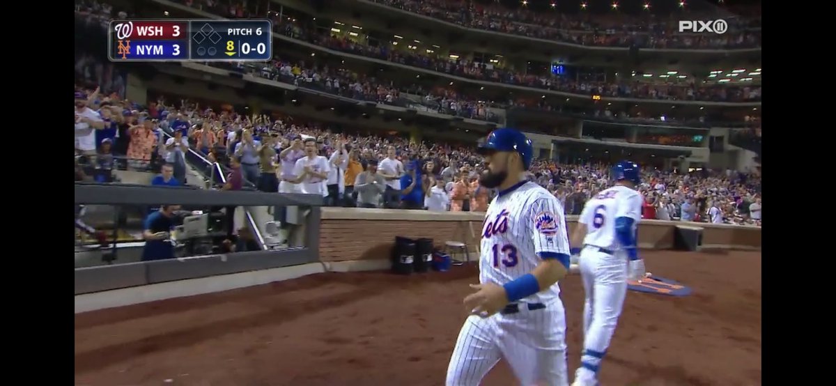 jakepolk15's tweet image. First career homerun to tie the game in the 8th as a pinch hitter ..... “someone up there must like the mets”.... #metsmagic