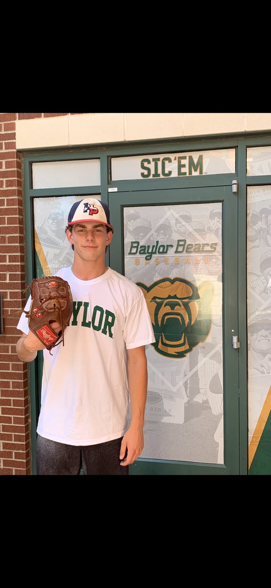 luke12thom's tweet photo. Honored to announce my commitment to play baseball at Baylor University #SicEm https://t.co/PQ2dUrDMXM