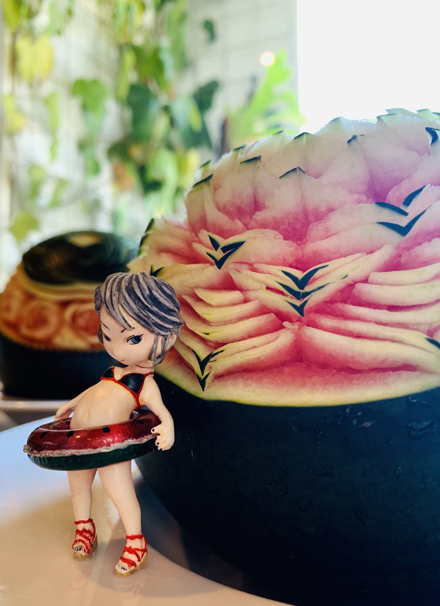 shieranran's tweet image. モモちゃん夏モフ代(´∀｀*)🍉可愛い♡

#cafeunlockfunction #アンロックファンクション #LiveModeling #UFLM #MoFuRock #モフロック #もふもふ帝国 #ボンゲ式TOYS  #夏モフ代