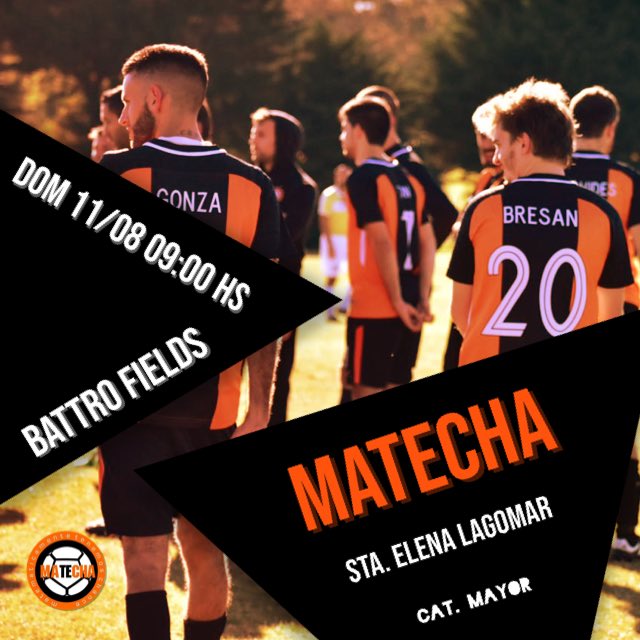 Mañana nos vemos de nuevo y como siempre, a dejar todo por la naranja! Dale Matecha!

#VamoLaNaranja