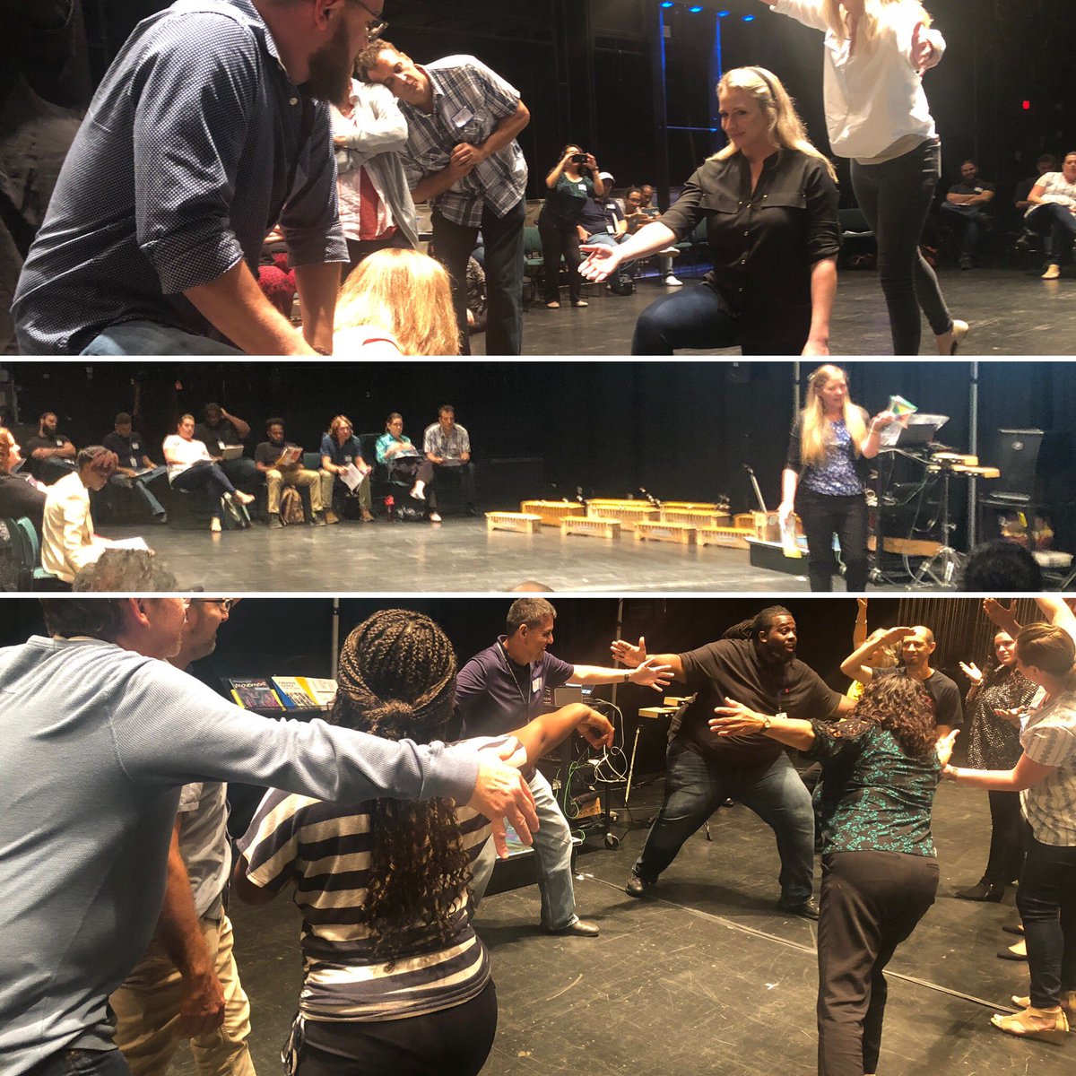 teachwithtalent's tweet photo. Dr. Adorno from FIU presented an inspirational session on #OrffSculwerk movement in music at the 2019 Arts Integration Mini-Conference for teachers in Broward County. @BCPSFineArts @McNabElementary @browardschools @RobertwRuncie #interACTIVEclass #BCPSProud https://t.co/rInuYMqpRF