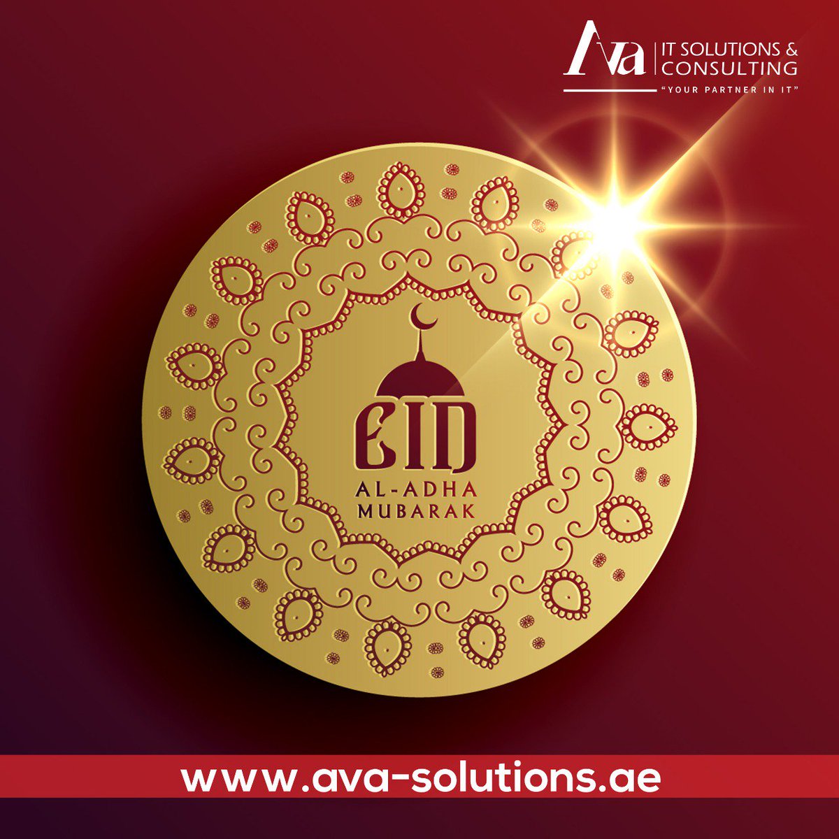 AVAITSOLUTIONS's tweet photo. The Ava Family Wishes You All a Happy and Blessed Eid Al Adha🌹

#eidmubarak #eidaladha #happyeid #avait #dubaimarketing #itagencydubai #dubai #uae https://t.co/eZKSBBnAKG