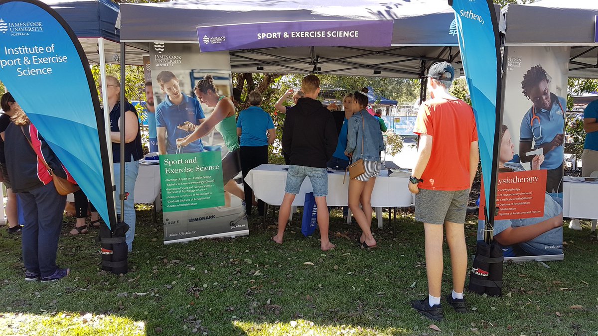 JCUCHS's tweet photo. Visit our #JCUSportExerciseScience exercise physiology labs and booth for more info on a degree in Sport &amp; Exercise Science or Exercise Physiology. #JCUOpenDay https://t.co/7hExF8KHsB