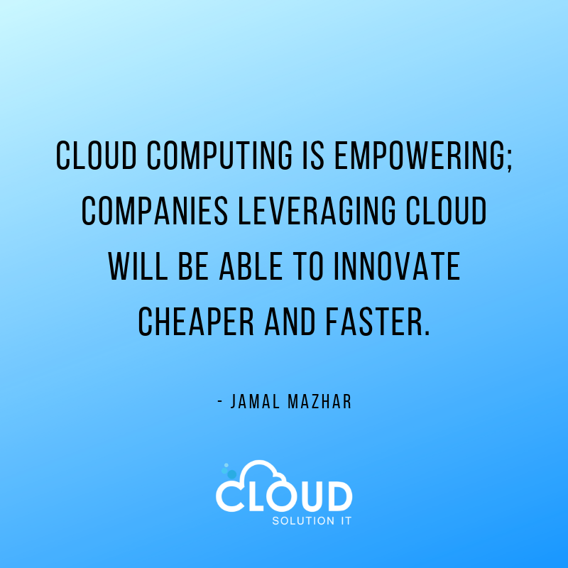 Cloudsolution0's tweet photo. “Cloud computing is empowering; companies leveraging cloud will be able to innovate cheaper and faster.”
- Jamal Mazhar
#CloudSolutionIT
.
.
.
.
#cloudcomputing #technology #it#cloud #aws #cybersecurity #bigdata #linux #ai #tech #machinelearning #ti #iso #python #datascience https://t.co/1KtHAIEZJA