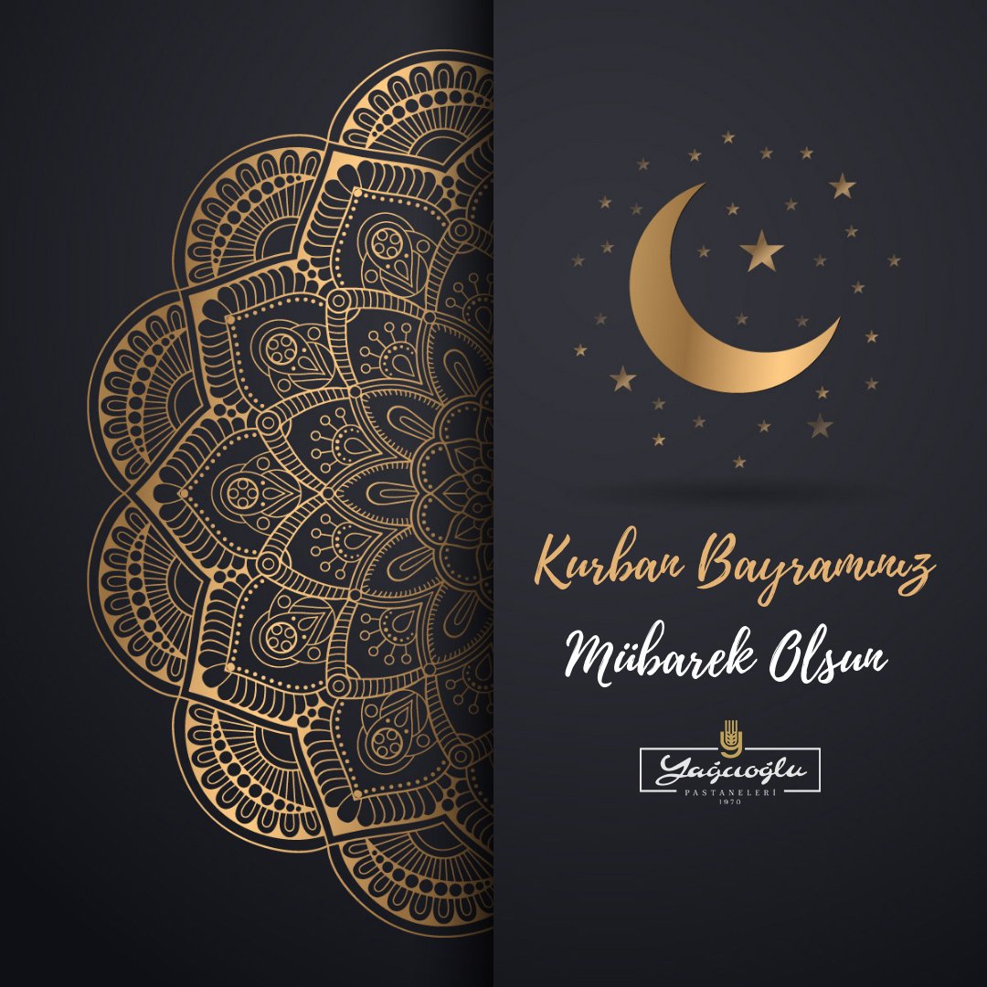✨Sevdiklerinizle birlikte mutlu bayramlar geçirmenizi dileriz😇
#YağcıoğluPastaneleri #bayram #kurbanbayramı