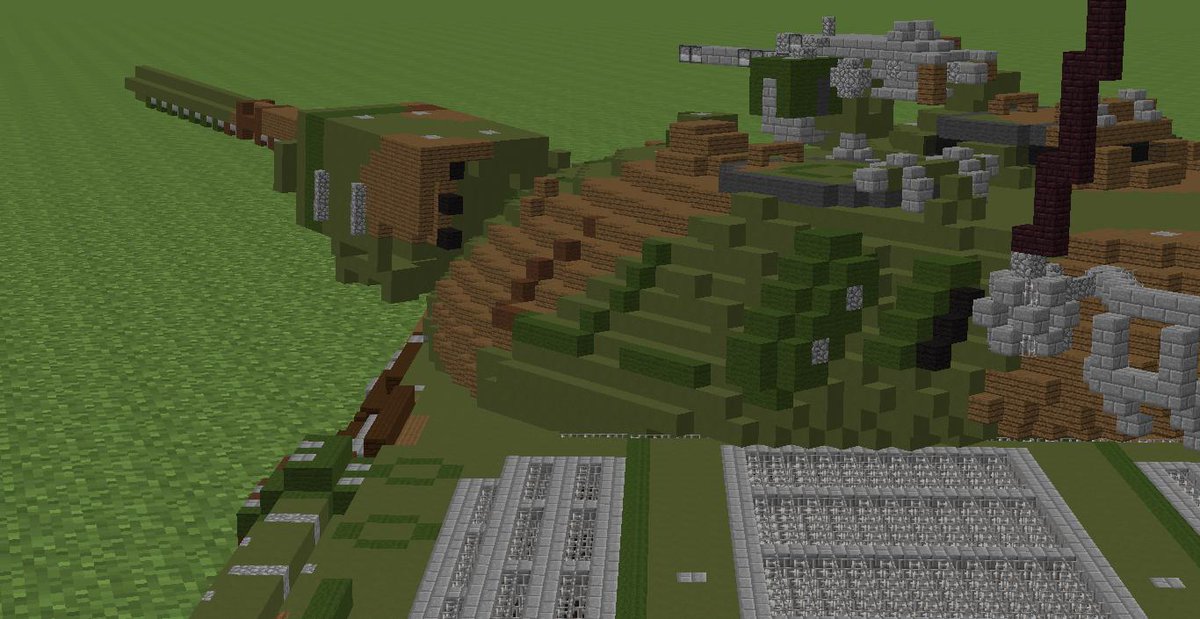 pershing_074G's tweet image. 74式戦車改/G型(Type74Kai/G)16倍再現 in Minecraft
完成しました！
差分を用意するのが地味に大変そうで億劫になっていたのですが、いざやってみたら意外とあっさり仕上がりました。
#74式戦車
#Type74
#Minecraft