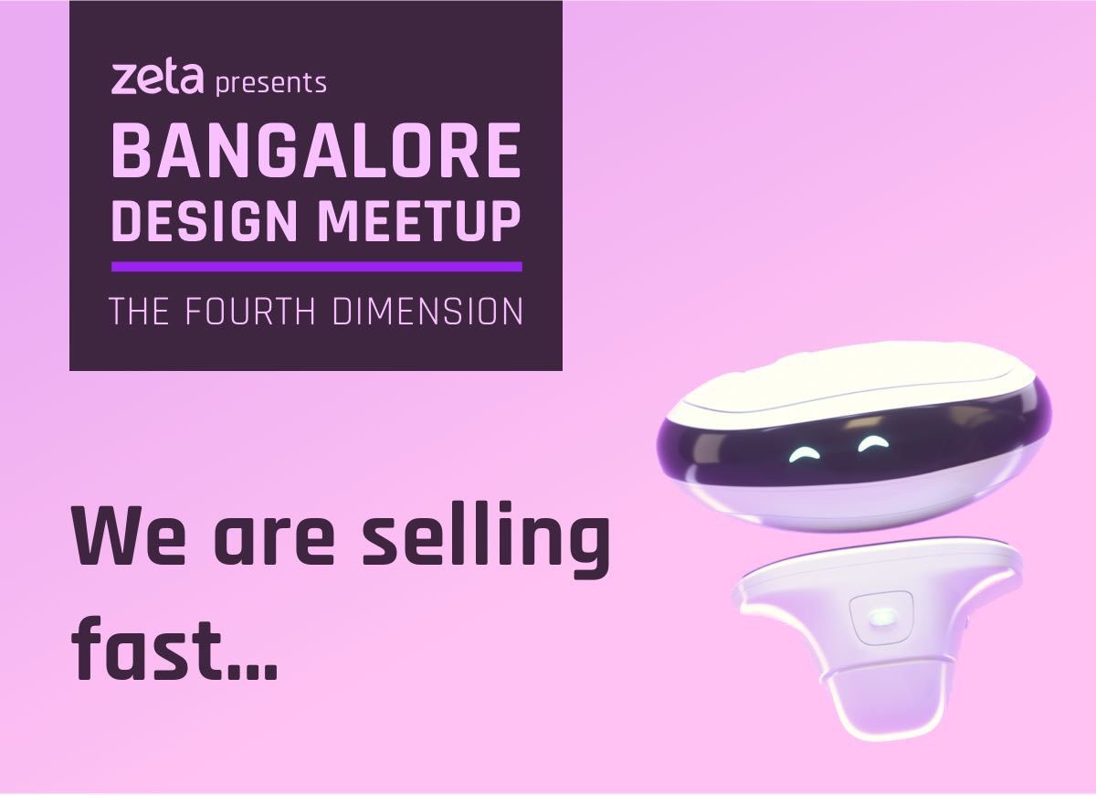 BLRDribbble's tweet photo. Designers! We are selling fast. Register now - https://t.co/8bqiNbOCy6 Don’t miss it. #design #ux #meetup #BLRDesign #zeta #designers https://t.co/WNHLrVFyeG