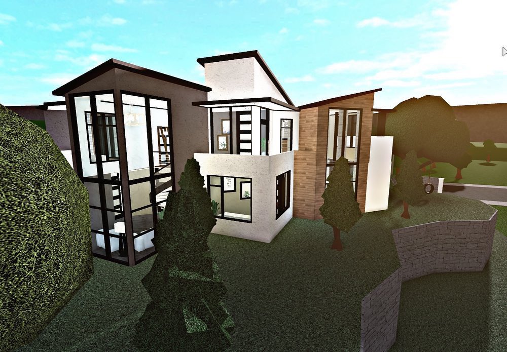 Roblox Bloxburg Modern House 120k