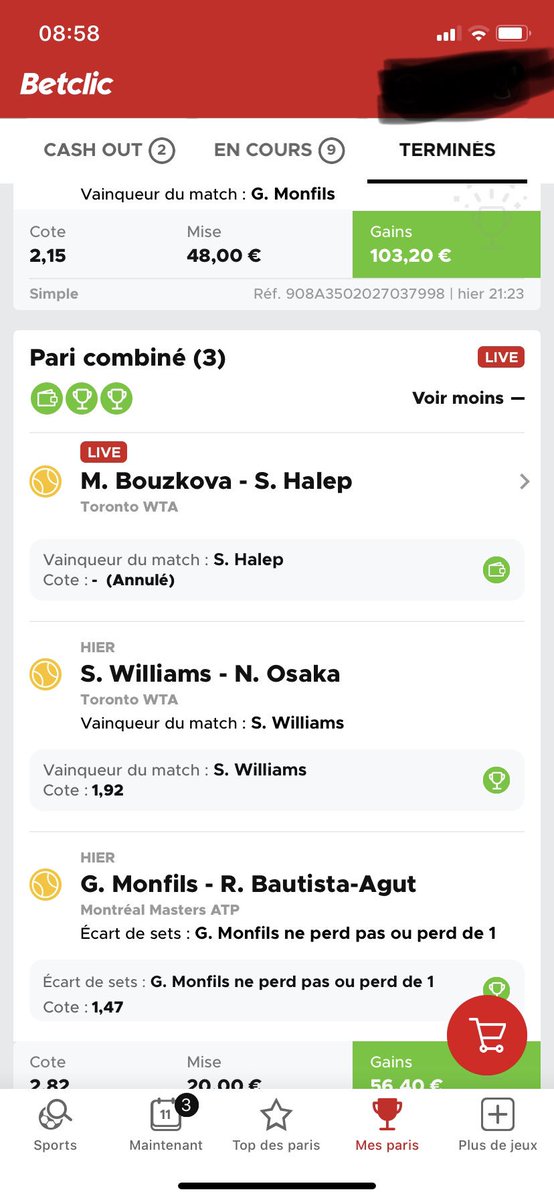 PronosMax6's tweet image. Bon, peu de soutien... dommage parce que ça a pas mal réussi entre vendredi soir et hier soir ... ;) 🔥