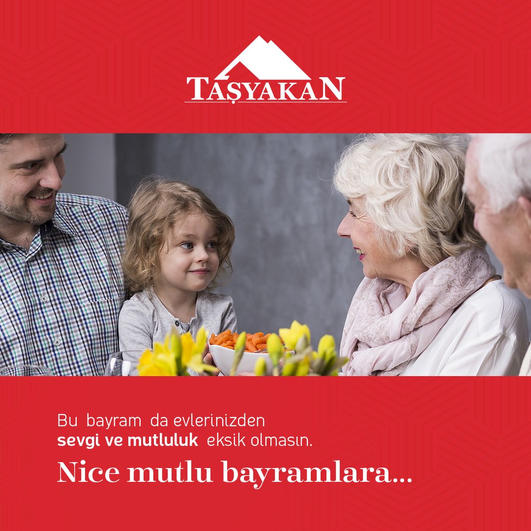 Sevdiklerinizle birlikte geçireceğiniz nice güzel bayramlara... Kurban Bayramı'nız kutlu olsun.

#TasyakanYapi #Taşyakan #Bayram #KurbanBayramı