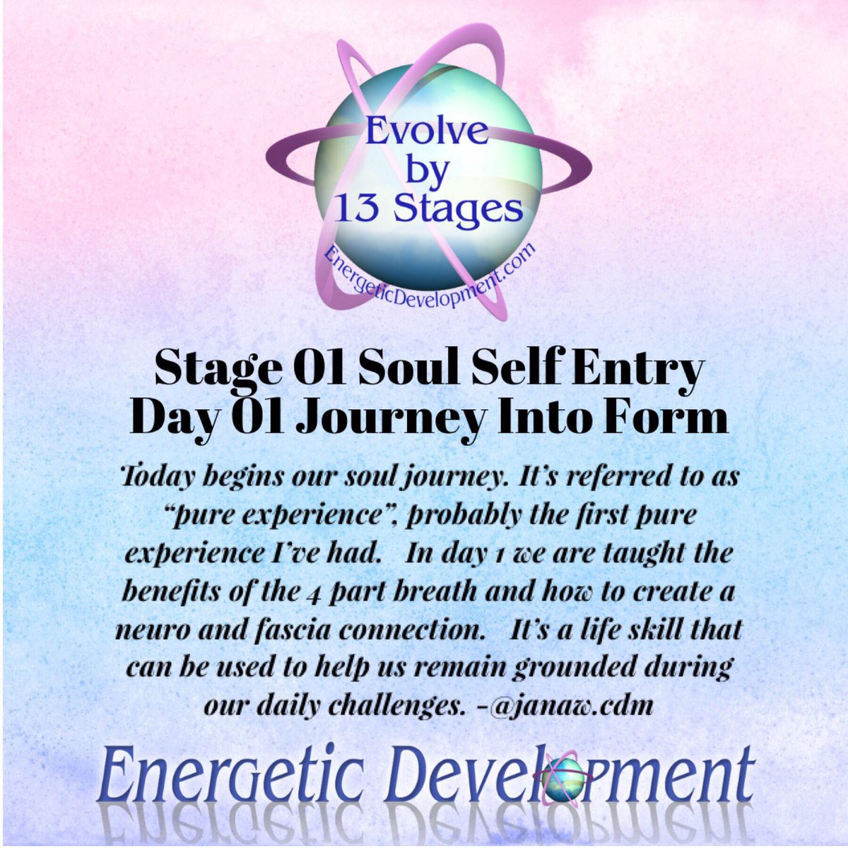 EvolveBy13Stgs's tweet photo. Link in bio. Begin to experience your reconnection to the pause.
#EvolveBy13Stages #EnergeticDevelopment #TheOneCause
#HumanEvolution #Sensology #Support #HealYourself #Awakening #peace #SpiritualGrowth #ExperienceLife #WhatHoldsYouBack #Creation #Reincarnation #CreateChange https://t.co/OLugw3ktap