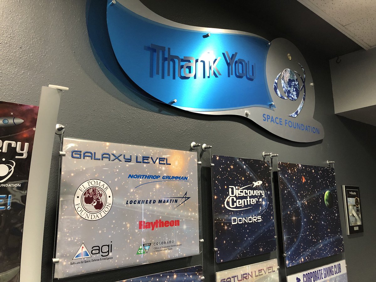 davidscottmason's tweet photo. Had a blast today at the @SpaceFoundation. @CityofCOS is once again lucky to have the @ElPomarFdtn. https://t.co/if73YTrwe6