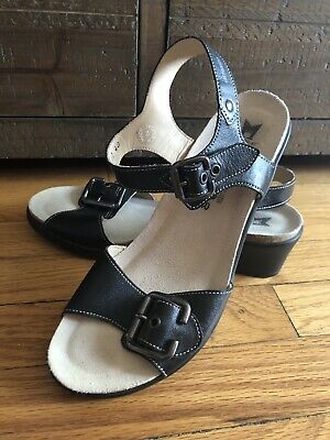 SandalsWomens's tweet photo. (eBay Advertisement) Mephisto Lissandra Matte Black Leather Wedge Sandal Size 40/US 10 https://t.co/yDjEDqt4My https://t.co/ZxAZErTFjq