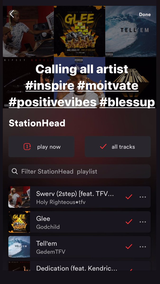 TFVCAMP's tweet photo. Any artist who wan’t there song on my rotation on my radio show tomorrow Sunday @11:45am New York time #Stationhead @KingHoly drop the link here only Apple Music song links  #inspire #motivate #blessup #tfvcamp come tune in open guest and song request  let’s get it 🔥🔥🔥🔥 https://t.co/cHPxVIxOeU