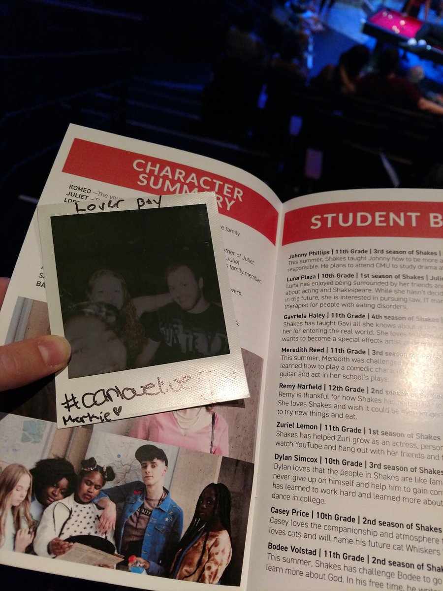 What a blessing! Tonight I got to see three of our talented students take the stage by storm in Urban Impact's production of Romeo and Juliet. Our upperclassmen are doing amazing things! Thanks for a great performance!