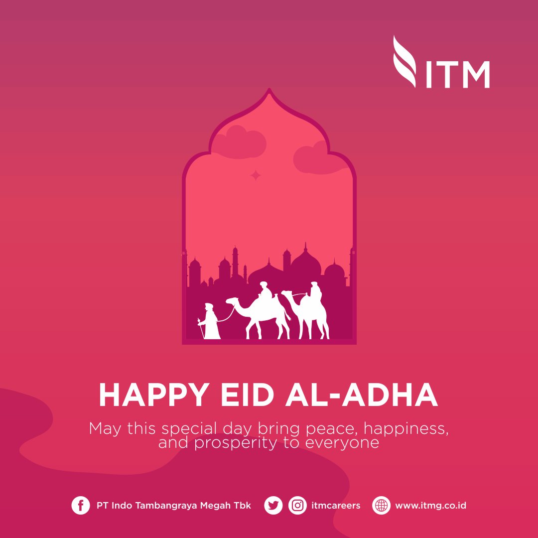 indotambangraya's tweet photo. Happy Eid al-Adha! May the peace, joy, prosperity, and blessing be with you. It is a holy celebration of the sacrifice. Thus, let’s use this moment to share the blessing from God and make it worthwhile.
#ITMG #ITMCareers #BanpuHeart #OurWayInEnergy https://t.co/Ewu69VABoJ