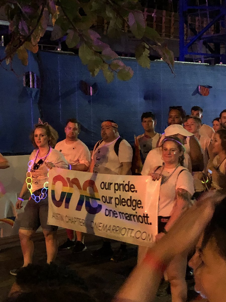 siteprotagonist's tweet photo. marriott float at austin pride #onemarriott https://t.co/tkb41S6jFP