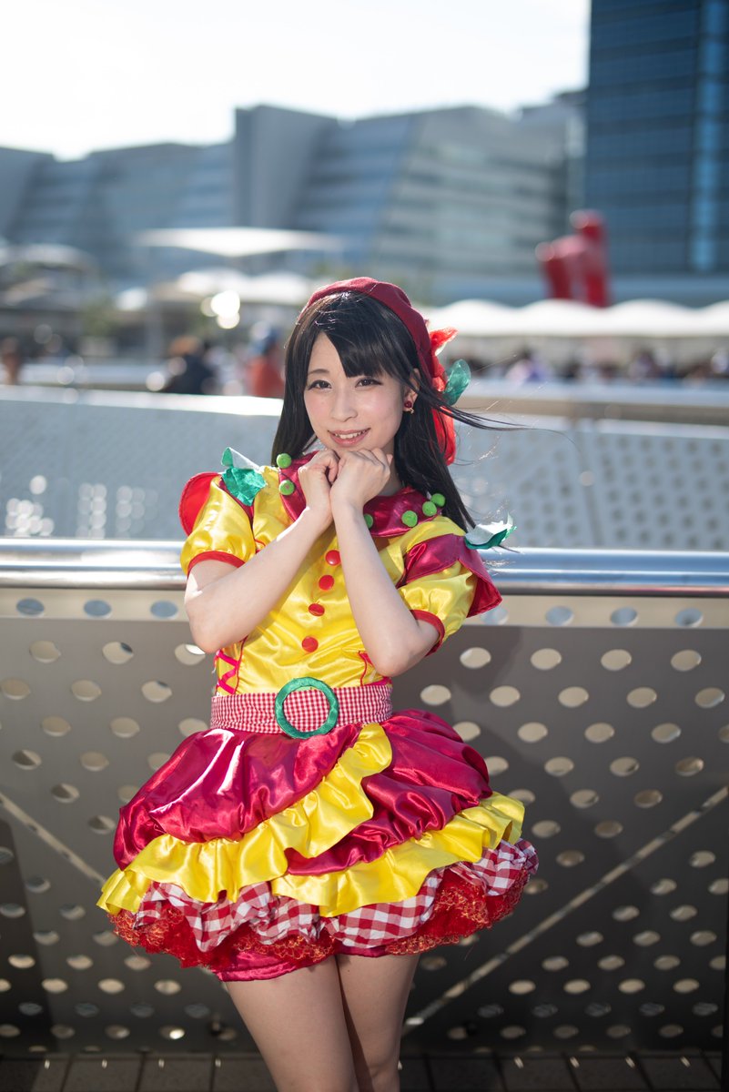 I Bax Com C96 1日目 小倉唯 Applegirl Shionさん Shion0128 ありがとうございました 僕のストロボ弱いので日中シンクロいつも苦労しますが これはほぼ撮って出しです C96コスプレ C96 C96コス コミケ96コスプレ 小倉唯 コミケコスプレ コミケ