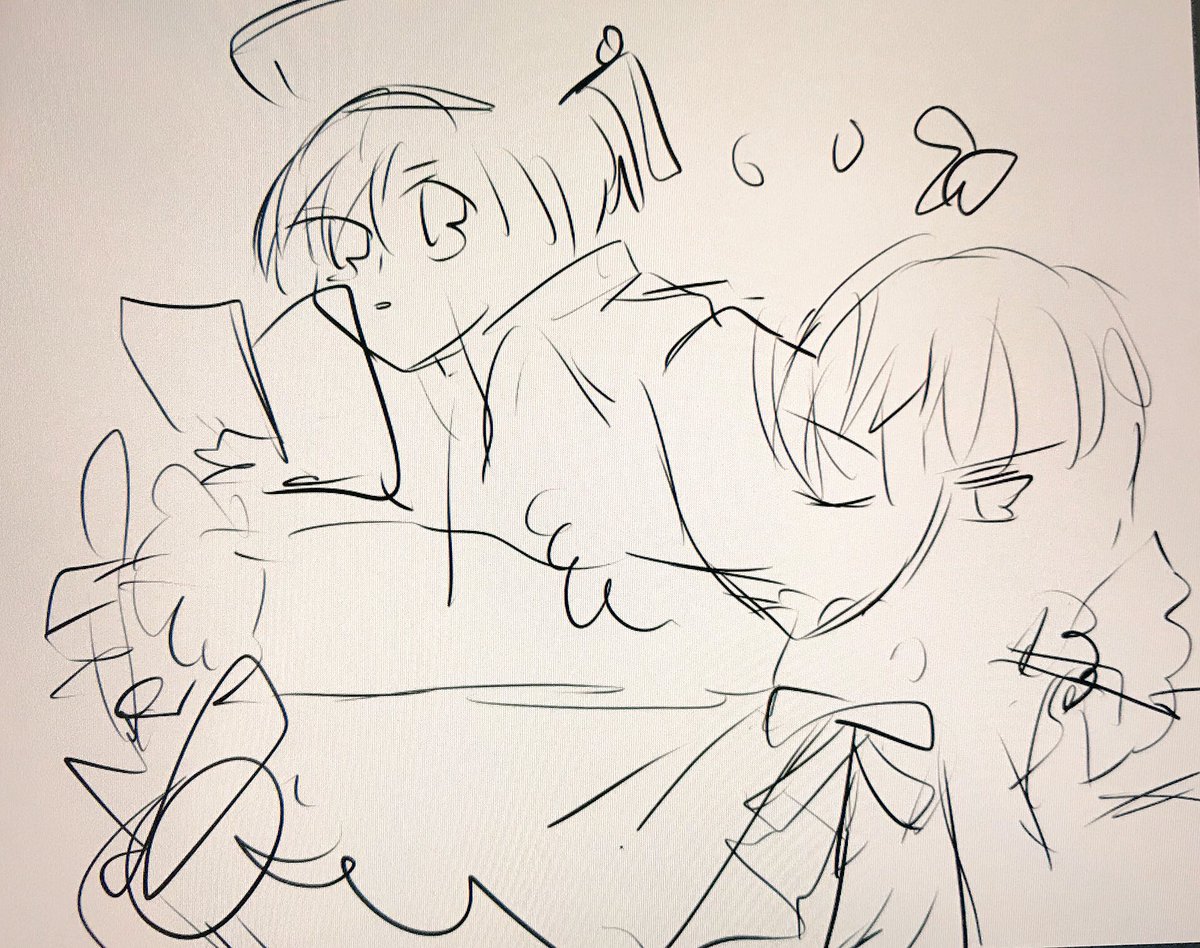 もしかして1日1枚描いてれば目瞑ってても描けるんじゃない??(お腹よじれた)の結果と力尽きた清書 