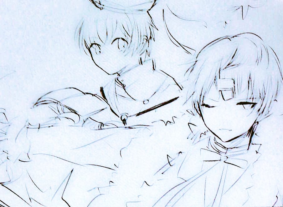 もしかして1日1枚描いてれば目瞑ってても描けるんじゃない??(お腹よじれた)の結果と力尽きた清書 