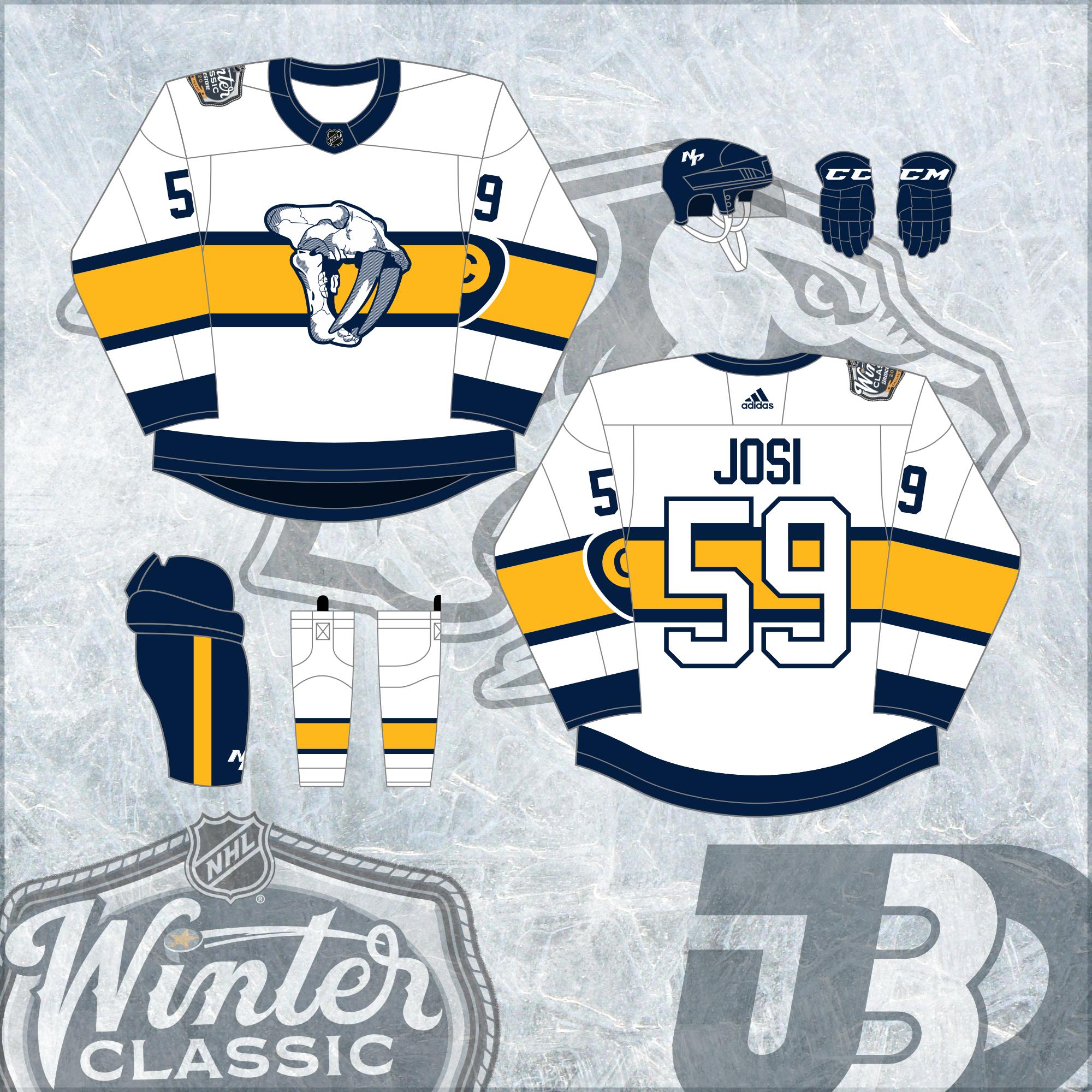  Nashville unveils 2020 Winter Classic sweater with retro  vibes
