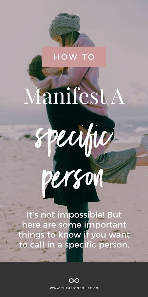 Manifesting love with a specific person