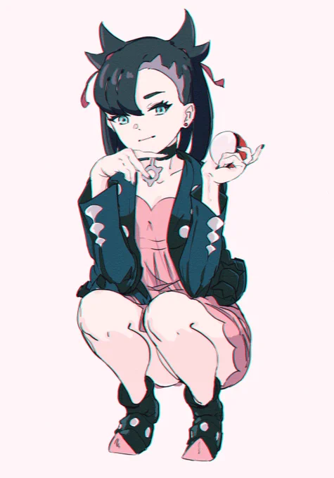 マリィ#マリィ#ポケモン剣盾 #PokemonSwordShield#ポケモン #ポケモン人間絵 #Pokemon#Marnie 