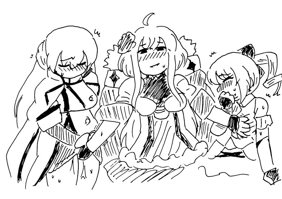 パリユリ 手が勝手に フラワーナイトガールイラスト カランコエ ミニバラ