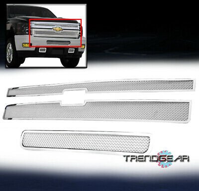 ExteriorCar's tweet photo. (Sponsored eBay) 11-14 CHEVY SILVERADO 2500/3500 FRONT UPPER +BUMPER STAINLESS MESH GRILLE CHROME https://t.co/LWp1JZ6SDb https://t.co/imAcqtLNWx