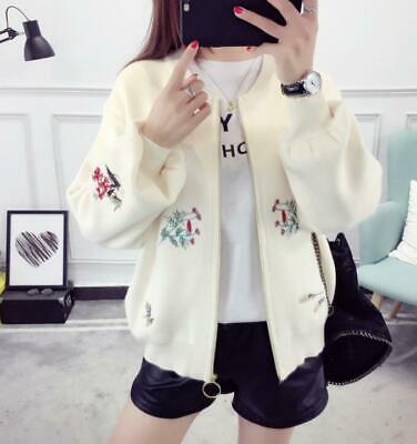 SweatersMixed's tweet photo. (eBay Ad) Womens Embroidery Floral Round Neck Knitted Sweater Cardigans Outwear Coat B189 https://t.co/dN09yP7tGy https://t.co/rJWjrxJIZL