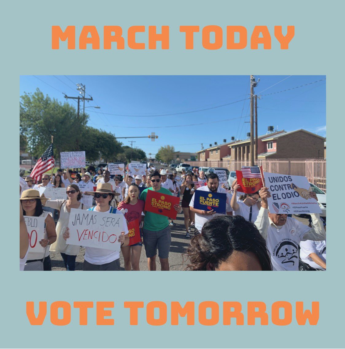 🗣✊🏽🗳 #ElPasoStrong