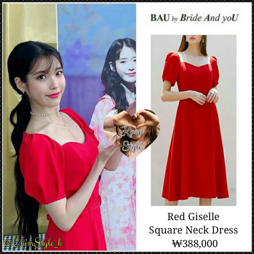 ChimStyle_k's tweet photo. 190723 #IU Instagram Update 📸❤️👇
     Dress: BRIDE &amp; YOU - Red Giselle Square Neck Dress (₩388,000)
#IUfashion #IUstyle #LeeJiEun #Hotel_Del_Luna #HotelDelLuna #TvN https://t.co/NJJdFZpM2l