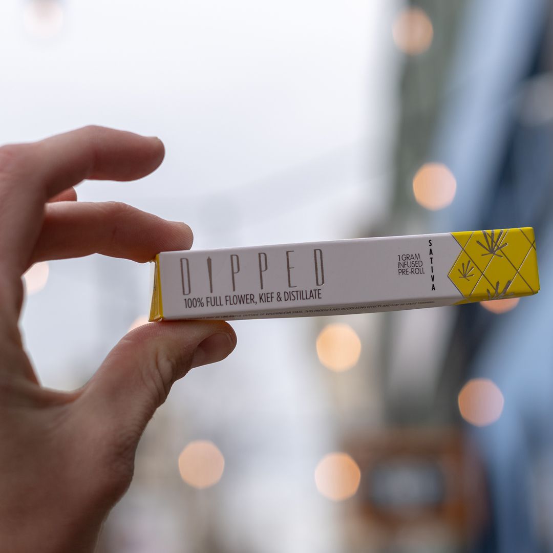 Swifts_Edibles's tweet photo. Light up tonight with DIPPED Sativa Infused PreRolls. Smooth smoke for an uplifting Saturday night. #GetDIPPED
.
.
#cannabis #seattlesmokers #cannabiscommunity #puffpuffpass #cbd #thc #cannabisculture #wakeandbake #marijuana #stoner #weed #highsociety #weedstagram420 https://t.co/gx7v1DqK8H