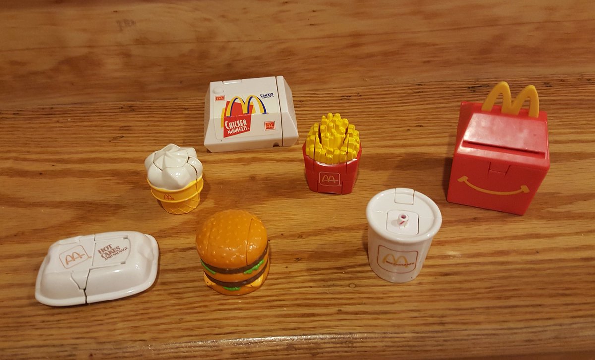 SpeedBrkr's tweet image. These old school @McDonalds Kid&apos;s Meal toys were the best! #McDonalds #McRobots #80s