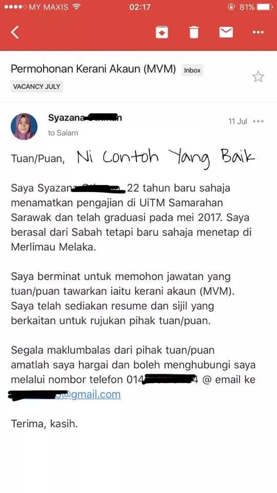 Cara Menghantar Email Rasmi - kuih baru