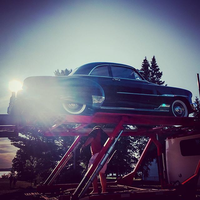 jakejourneys's tweet photo. Special delivery at the Alden Depot #puremichigan #51chevy #seetheusainyourchevrolet #torchlake https://t.co/S6KuLrKfwC https://t.co/OpR9SHyq7g