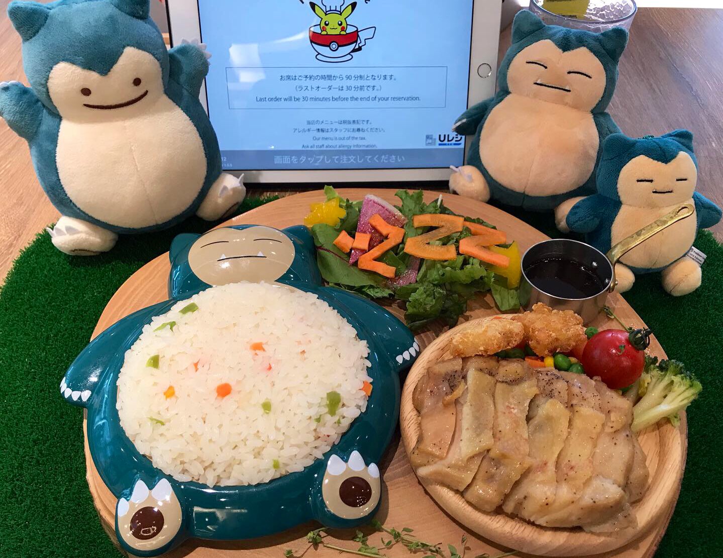 ポケモン 未使用 ポケモンカフェ カビゴンプレート