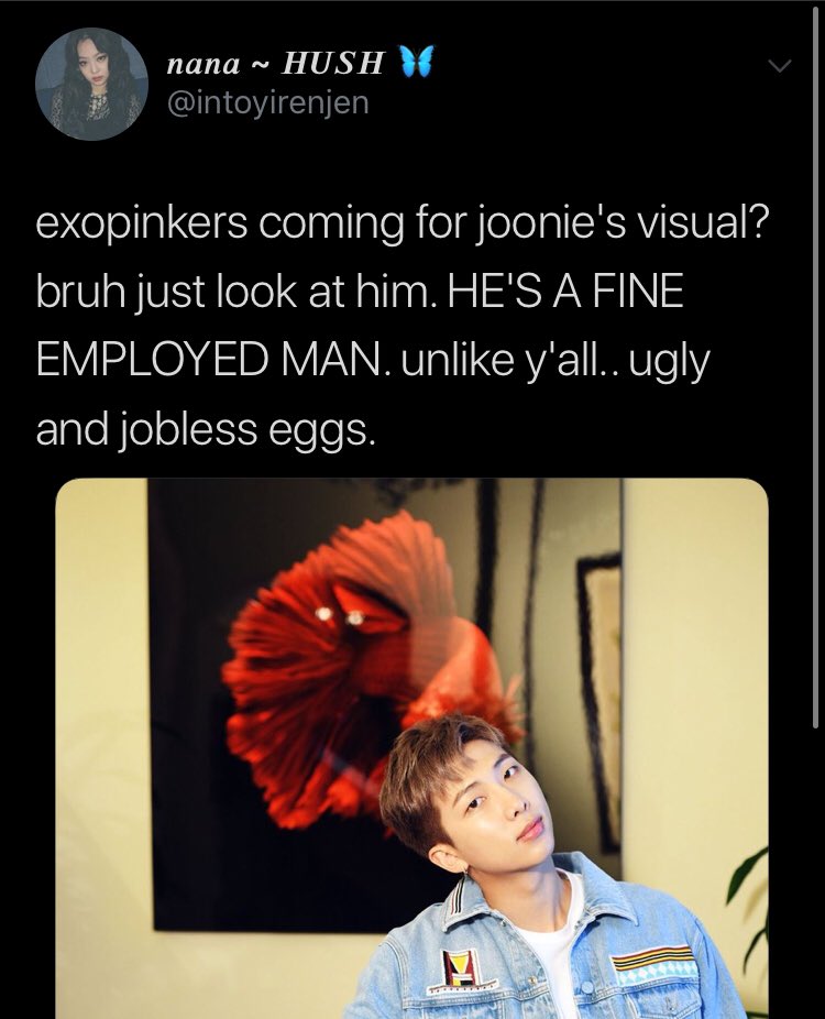 technically it’s not defending(?) but bts paved the way