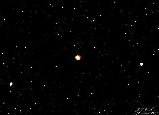 AbstractBodyArt's tweet photo. #Antares along with #AlNiyatTao &amp; #AlNiyatSigma in the #Constellation #Scorpius. https://t.co/Hrfr4h5XSq
