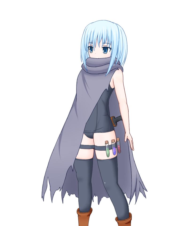 ここでゲーム作り始めのときの絵と今回の絵を比べてみるのです。
・・・誰? 