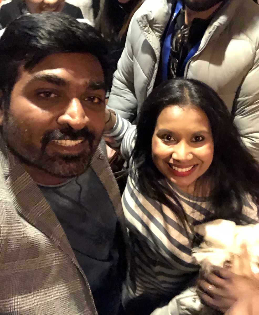 iThushy's tweet photo. Such an amazing, down to earth and humble person! It was so lovely meeting you @VijaySethuOffl 🥰 https://t.co/fQaZJPE3dk