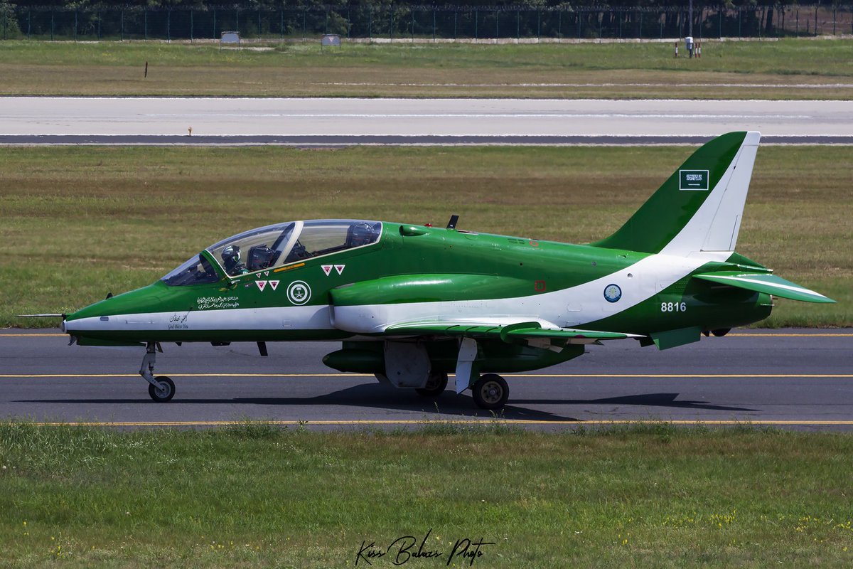 spotterdomb's tweet photo. Saudi Hawk Visited LHBP Int. Airport 
@IVAOSA @budairport @PlaneSpotIsCool @FlightGlobal @flightradar24 @iLove_Aviation 
#planespottinglive #planes #AvGeek #aviationlovers #saudi_hawk https://t.co/TANUfkcnfv