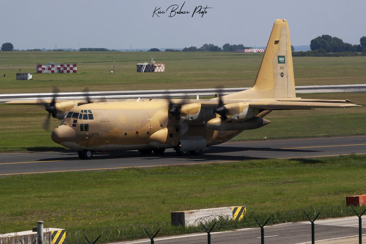 spotterdomb's tweet photo. Royal Saudi Air Force C-130 Taxi and ready to take off LHBP Int. Airport. 
@budairport @AirForceTimes @IVAOSA @SAUDI_AFNEN @PlaneSpotIsCool
@FlightGlobal #AvGeek #planespottinglive #aviationphotography #aviationlovers #c130 #military https://t.co/wNvQAbeAiF