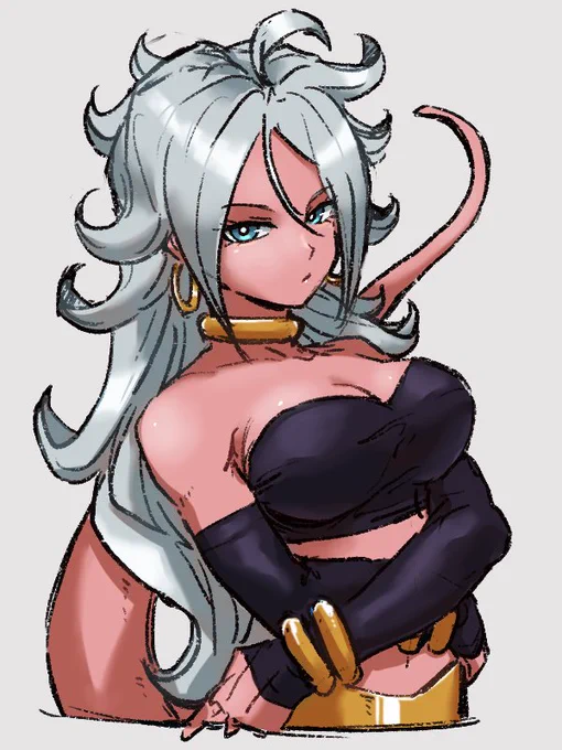 ('-`).。oO(すやぁ…) #ドラゴンボール #人造人間21号 