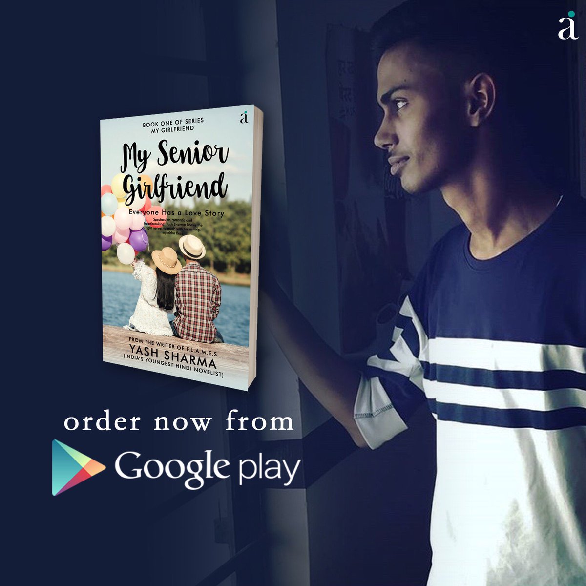 authoryash's tweet photo. yipee!!!
“My senior girlfriend” is now on Google play.
#msgthebook @AuthorsInkIndia @IAmAniketKapoor #googleplay #googlebooks #playbooks https://t.co/bemOtyhBVM