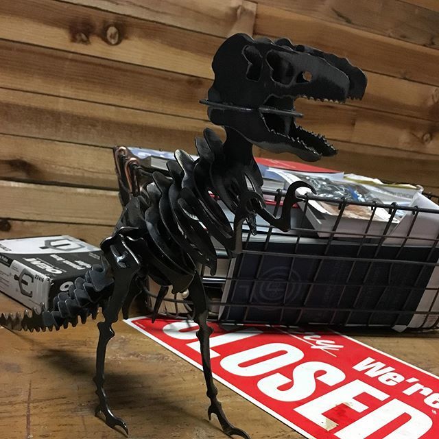 ChiefBrngRbr's tweet photo. #cncplasma cut T-rex! 
#bakersfield #design #custom #fabrication #education #dinosaur #puzzle @grantruggles #hobby @openbuild_co https://t.co/JvzJyc5u3t https://t.co/CClnmgGpqG