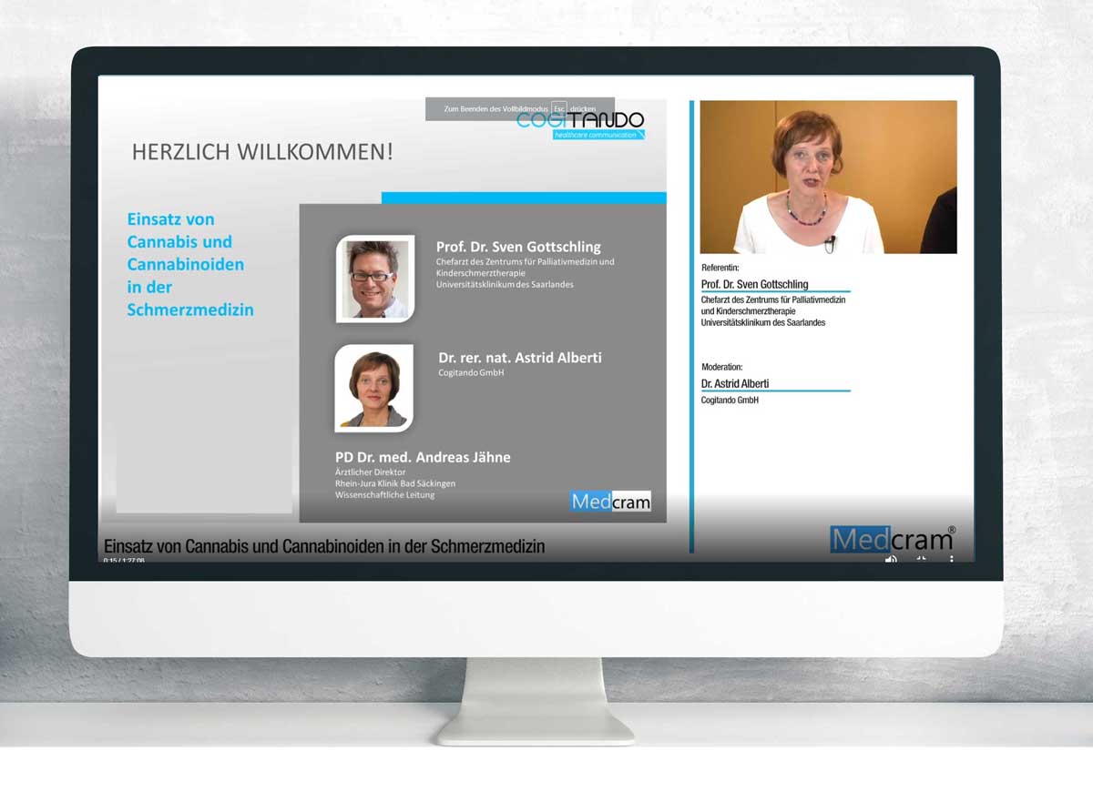 Prof. Dr. Sven Gottschling gibt einen Überblick über Cannabis in der #Schmerzmedizin. #chronischer Schmerz, #Tumorschmerz, #nichttumorbedingter Schmerz, #neuropathischer Schmerz, #Schlafstörung bei chronischem  #spastischer Schmerz bei #Multipler Sklerose.
medcram.de/cme/32po978/