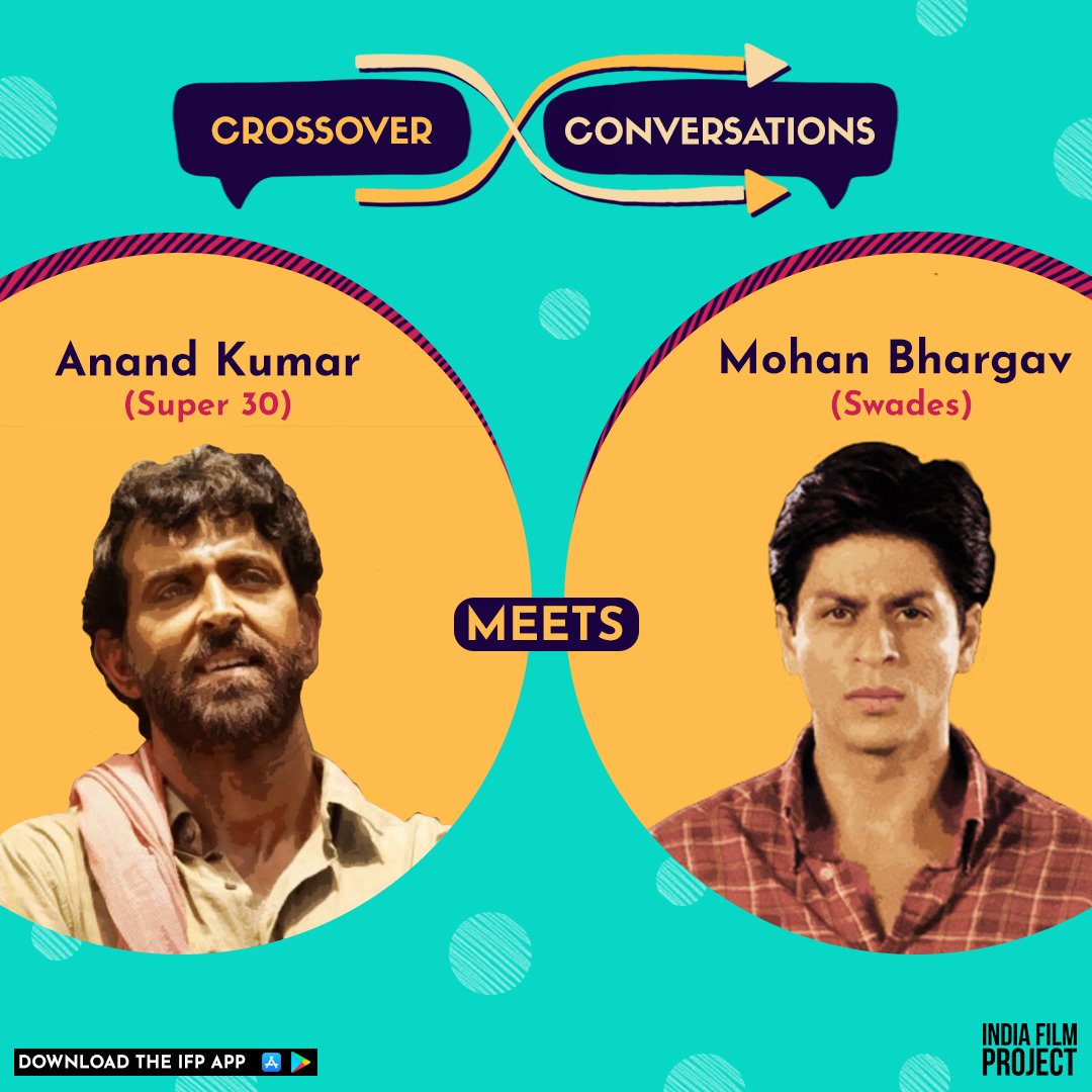 ifp_world's tweet photo. #CrossoverConversations
Mohan from Swades meets Anand from Super 30
@iamsrk @iHrithik @FuhSePhantom @agppl
#IndiaFilmProject X @screengobblr
@ShahrukhKhan_FC @drshahrukh @ShahRukhKhanFC @HrithikWeb @HR_FC_Peru @HrithikRoshanC https://t.co/wtYnlAJykt