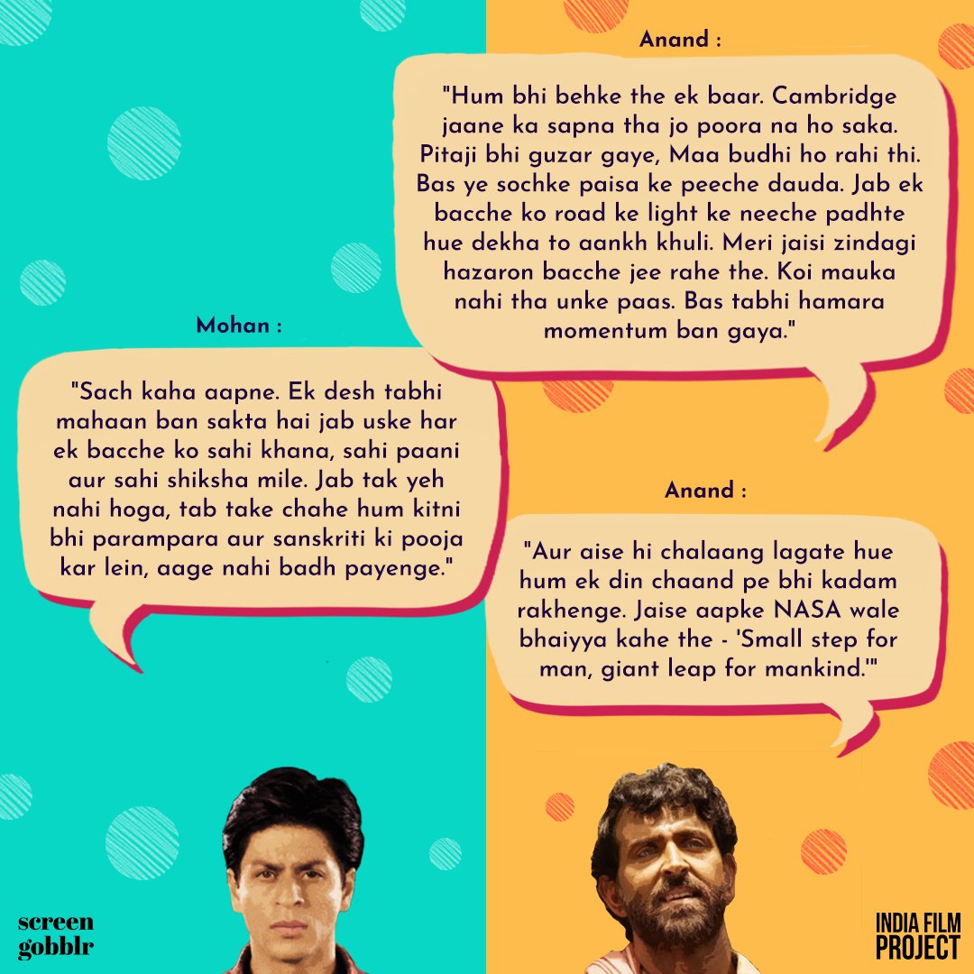 ifp_world's tweet photo. #CrossoverConversations
Mohan from Swades meets Anand from Super 30
@iamsrk @iHrithik @FuhSePhantom @agppl
#IndiaFilmProject X @screengobblr
@ShahrukhKhan_FC @drshahrukh @ShahRukhKhanFC @HrithikWeb @HR_FC_Peru @HrithikRoshanC https://t.co/wtYnlAJykt