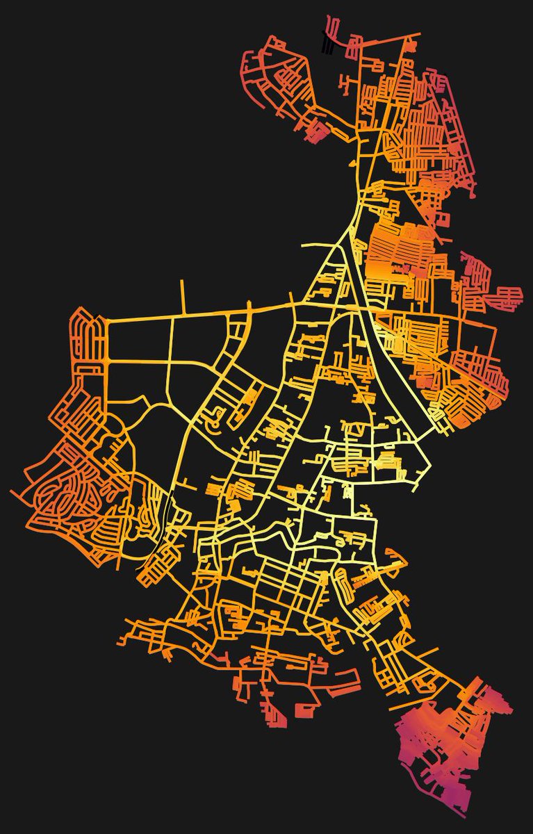 eflegara's tweet image. P.P.S. The road networks were generated using @gboeing&apos;s #OSMnx and, of course, @openstreetmap data. Thank you!